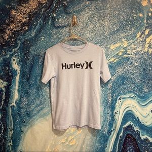 hurley light blue tee